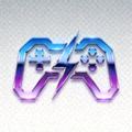 电竞资讯与娱乐平台Logo - 蓝色游戏手柄与火焰图标